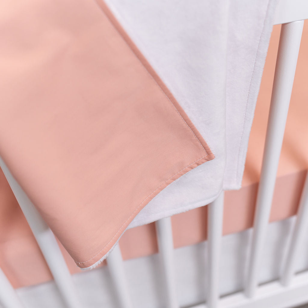 Hushy Blushy - Baby Blanket - Blush - Solids - Olli+Lime